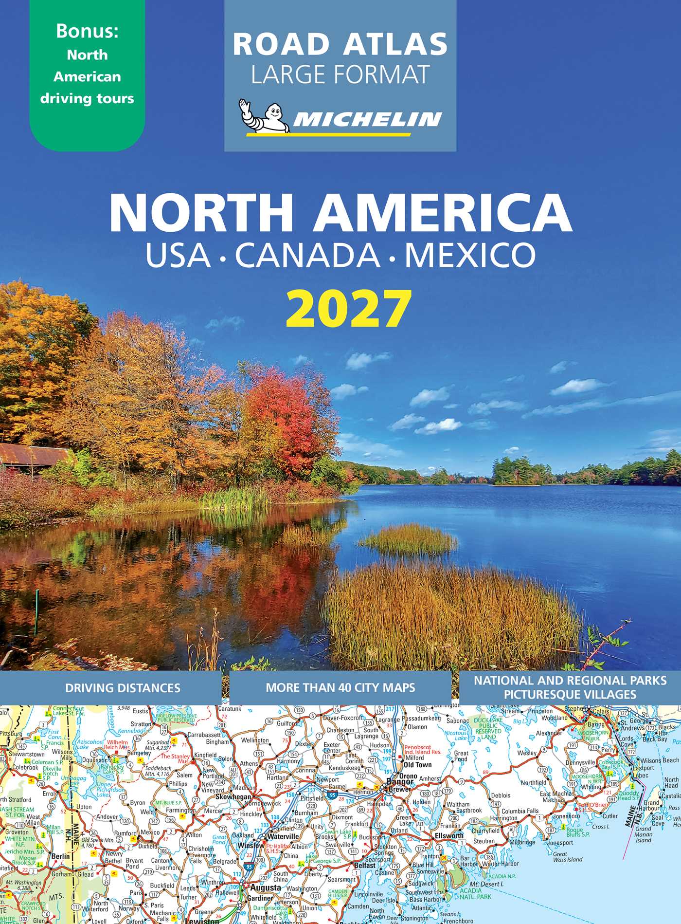MICHELIN NORTH AMERICA LARGE FORMAT ROAD ATLAS 2027