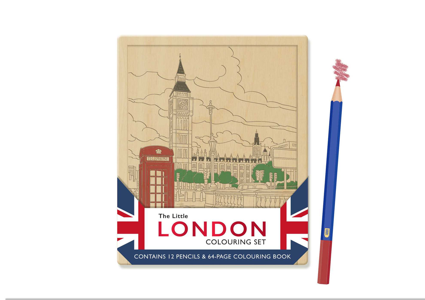 Little London Colouring Set: Contains 12 colour pencils and a 64-page colouring book