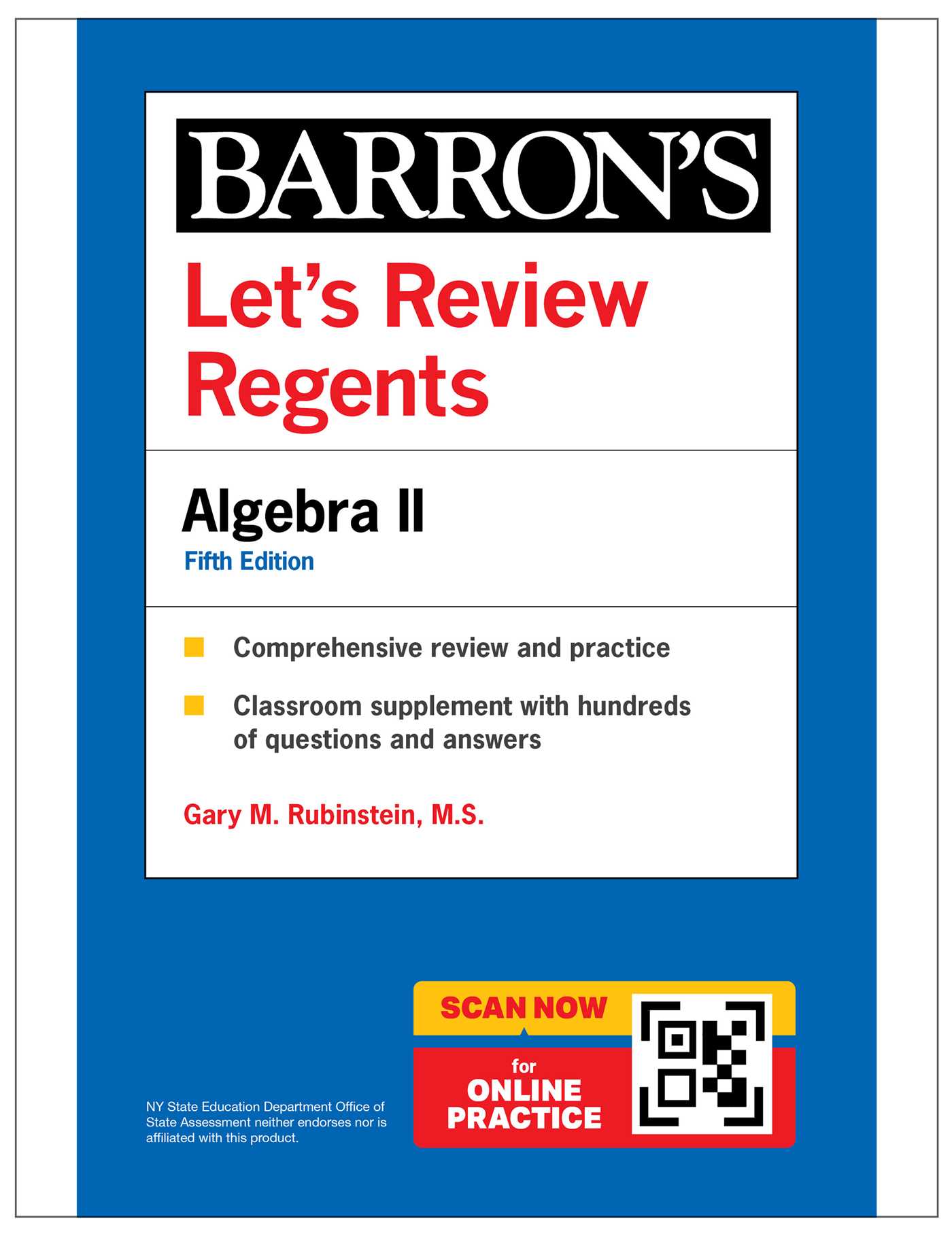 Let's Review Regents: Algebra II, Fifth Edition  (Barron's New York Regents)